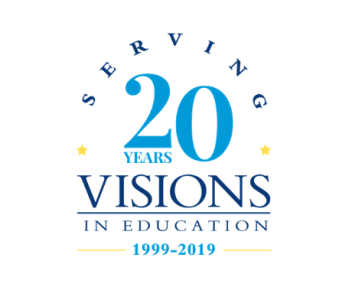 Visions In Education 20th Anniversary Logo