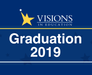 Graduation 2019 banner and logo