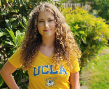 Smiling Home School student in UCLA Bruins shirt