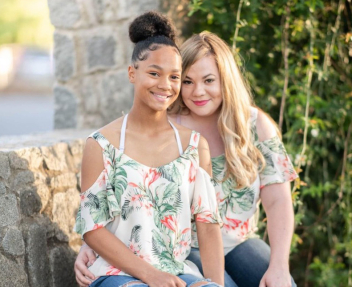 Mother, Lee poses with daughter, Anee both graduates of Visions In Education